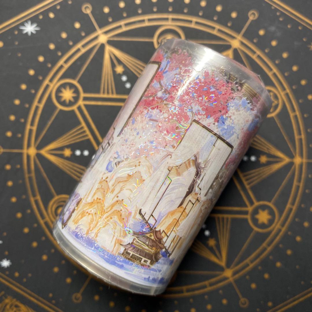 【9380】海外　5m巻　貝殻光カッティングマスキングテープ　ピンク　古風系