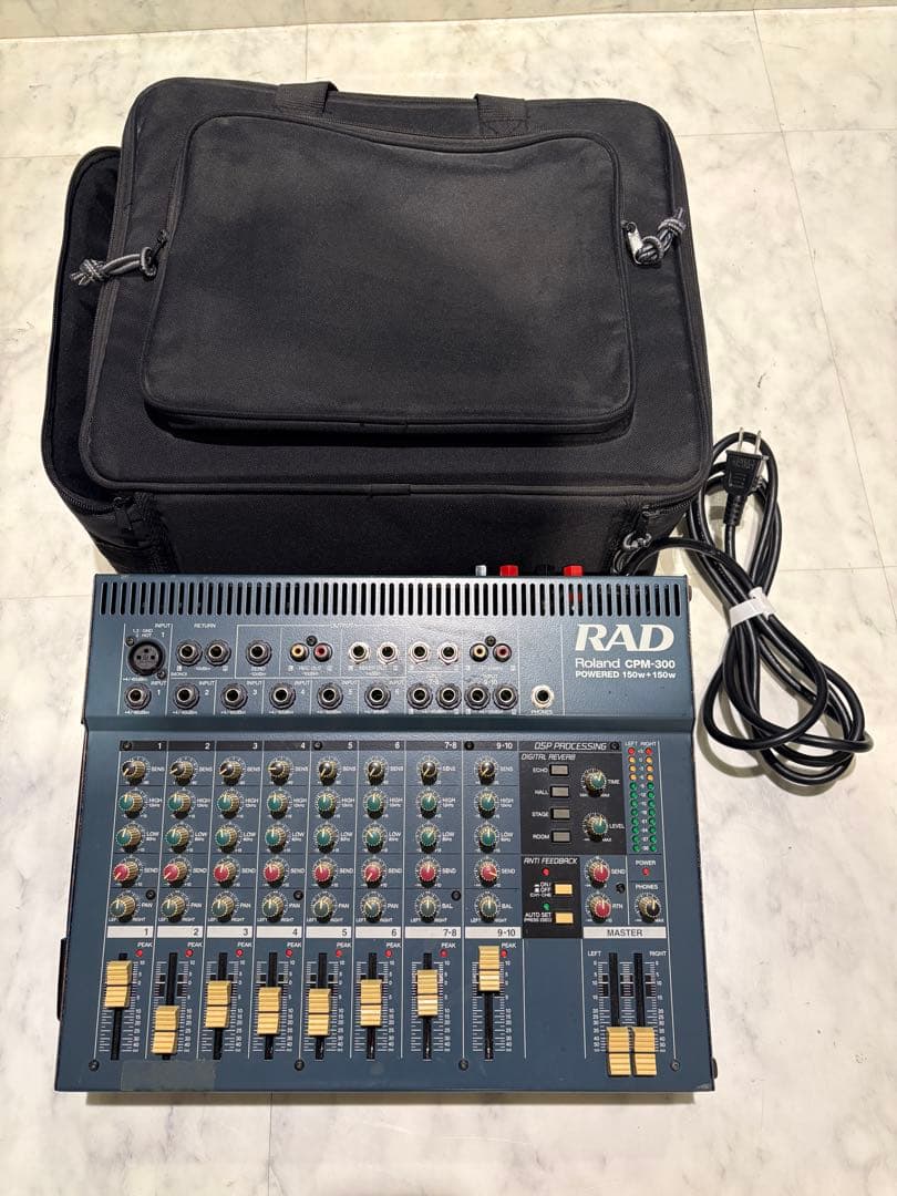 Roland　パワードミキサー　RAD　PAシステム　CPM-300　ケース付き
