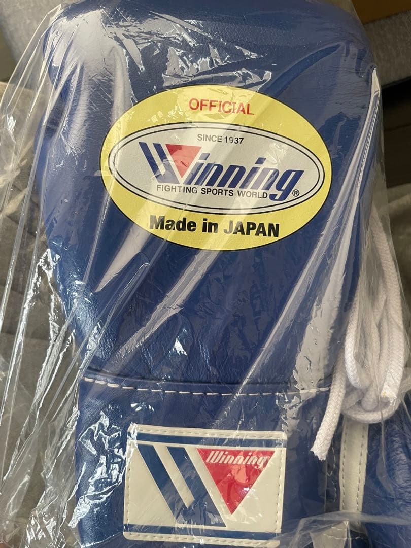 t Winning ボクシンググローブ 青 8オンス