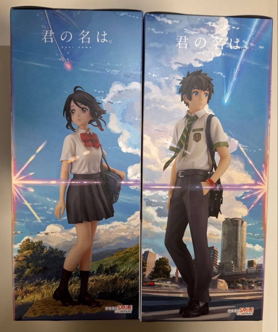 【新品未開封】君の名は。1/8スケール 宮水三葉&立花瀧 フィギュア