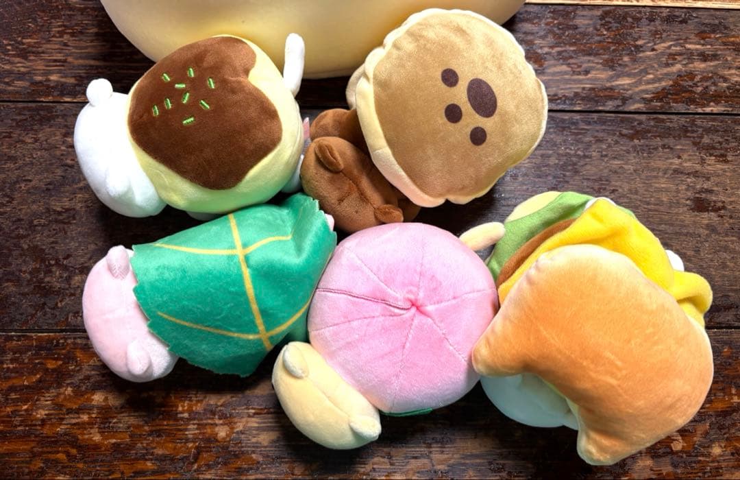 ラスト！にゃんにゃんにゃんこ 20周年 限定ぬいぐるみ5個セットバック