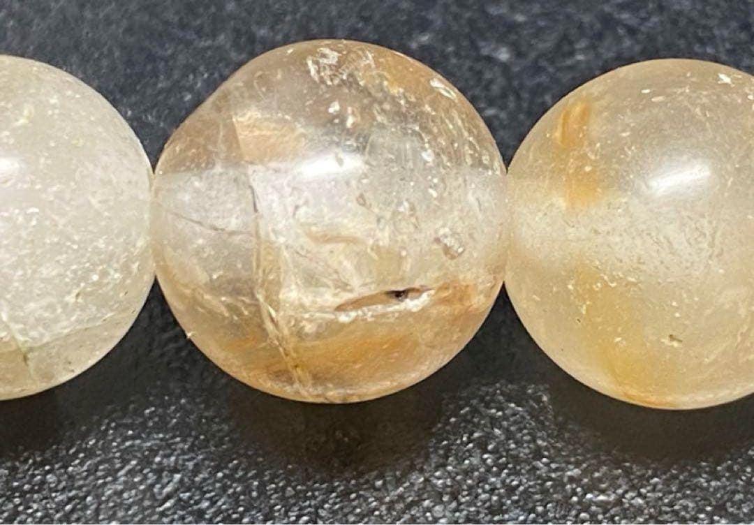 42 ザギ水晶　10mmザギマウンテンクォーツ　ブレスレット