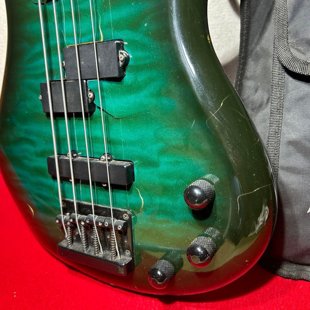 H*T様 アイバニーズ　4弦エレキベース　SDGR ソフトケース　グリーン