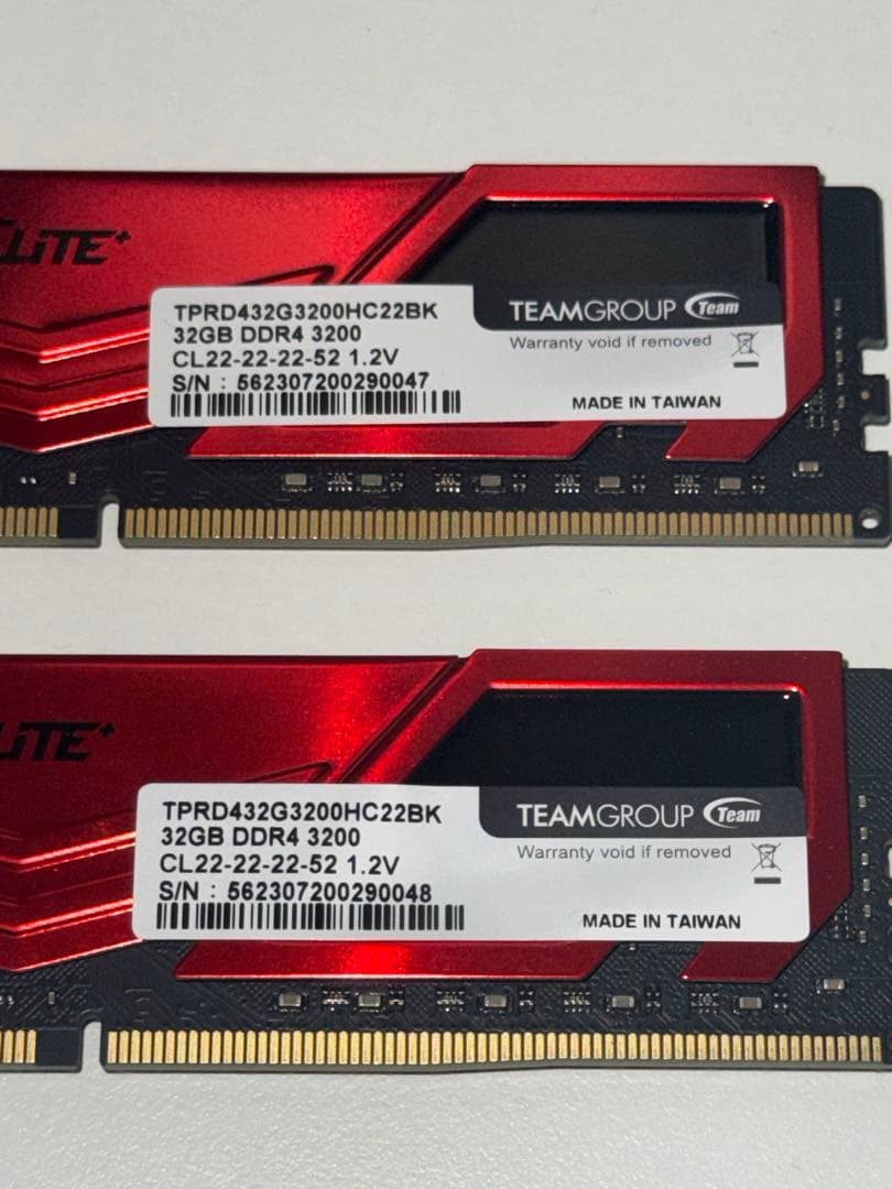 デスクトップ用 メモリー DDR4 64GB 3200MHz 32GB 2枚