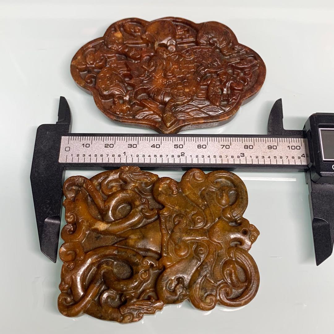 旧蔵時代物文房具　万年の歳月が育んだ 魂の結晶高古玉 天然玉石　文鎮レア本物保証