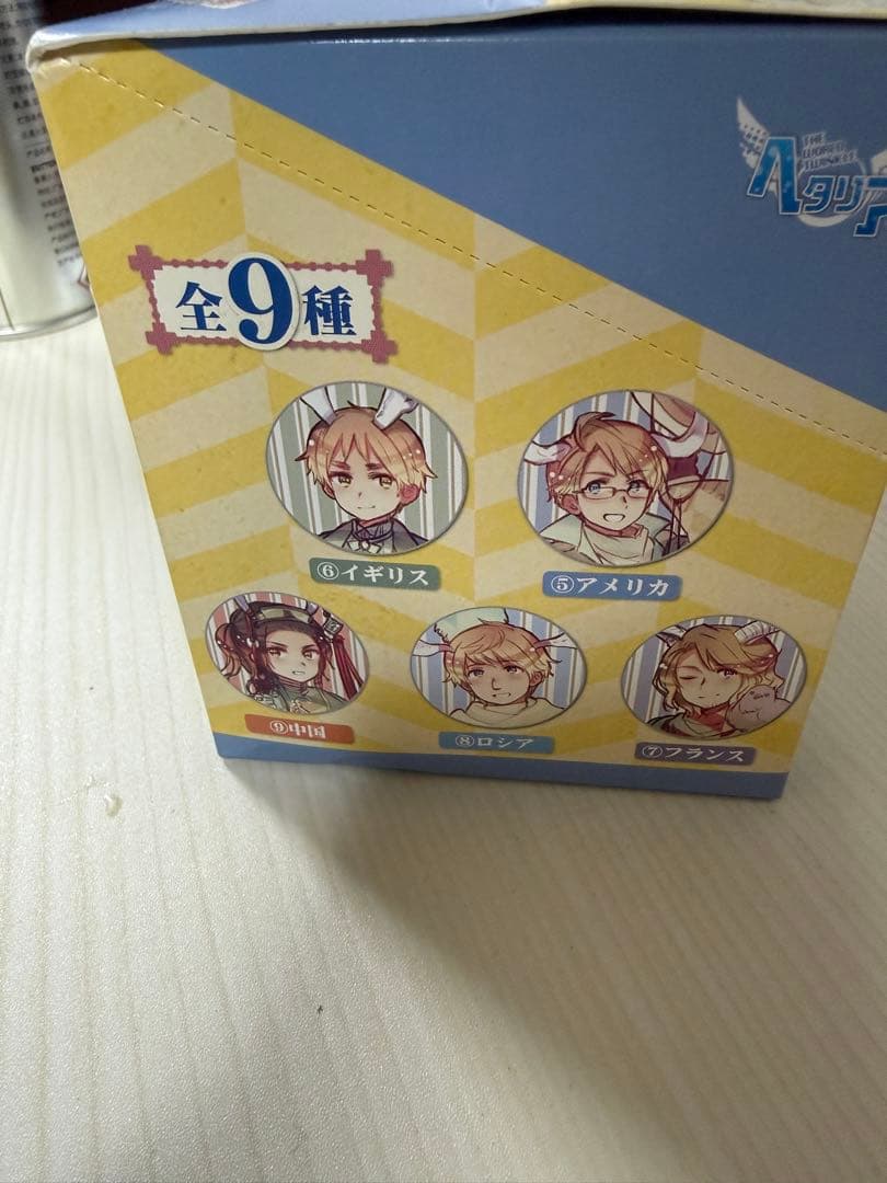 ヘタリア　つのたりあ　キャラバッジ　一箱　未開封