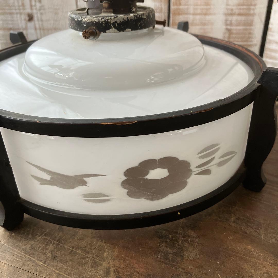 古道具　昔　ランプ　天井照明　和風ランプ