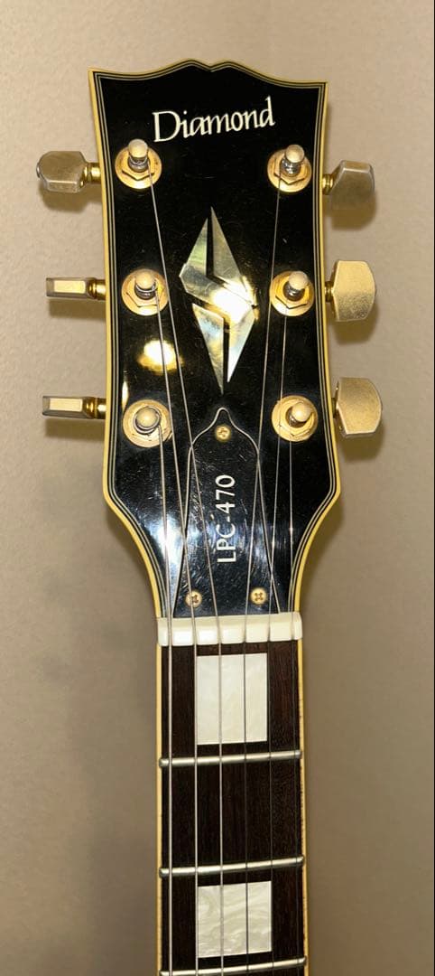 【ジャンク　商品説明必読】Diamond レスポールカスタムタイプ
