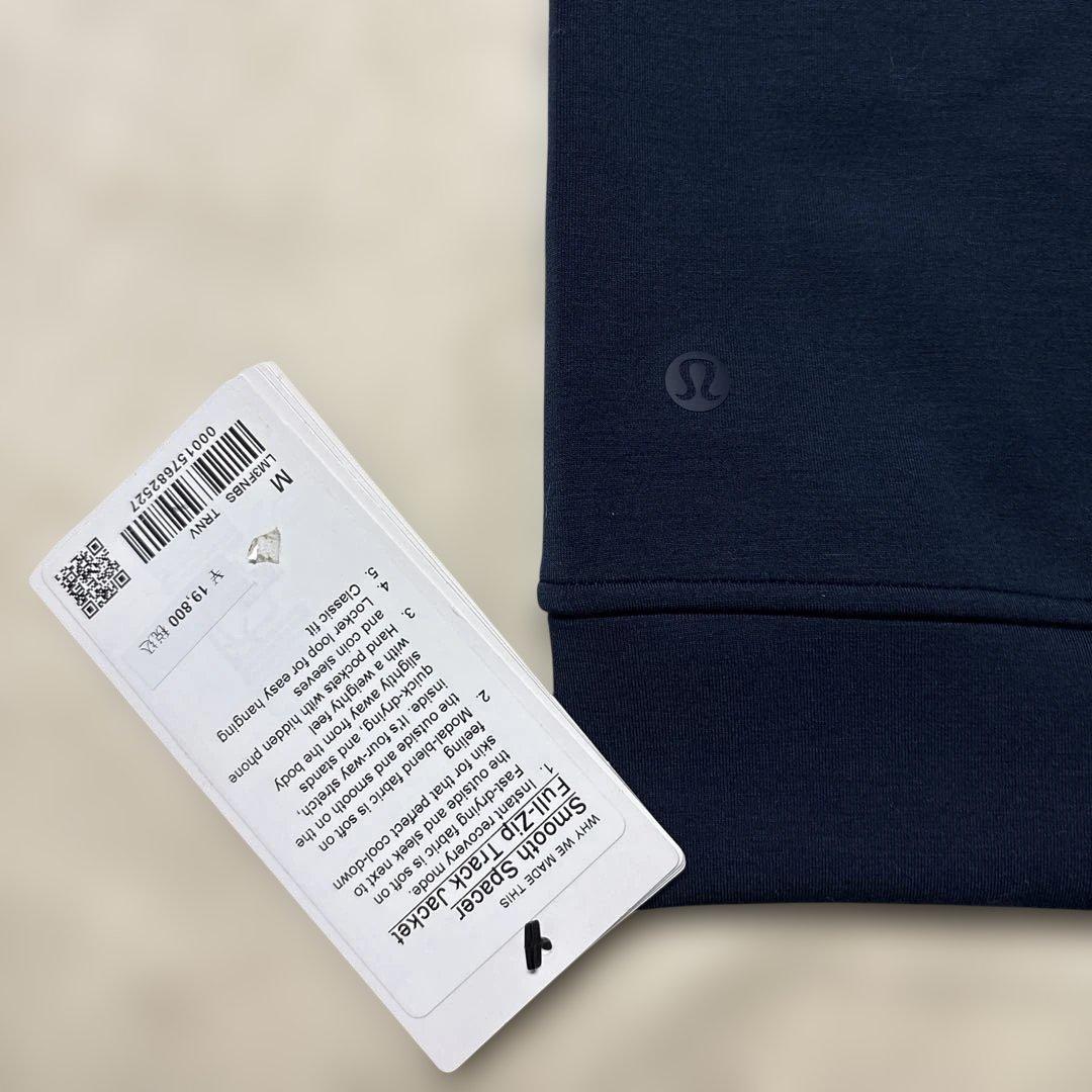 新品　ルルレモン　スムース スペンサー フルジップ トラック ジャケット M