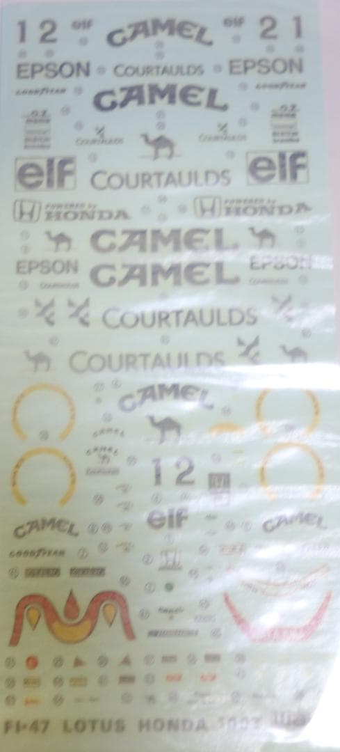 超希少WAVE製ロータス・ホンダ１００Ｔ　レジン・メタル製キット１／２４　未組立