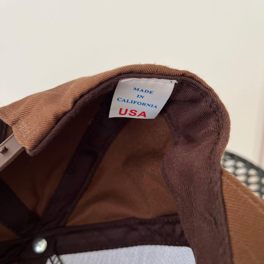 ANTIHERO アンタイヒーロー　アンチヒーロー キャップ　USA製　ブラウン