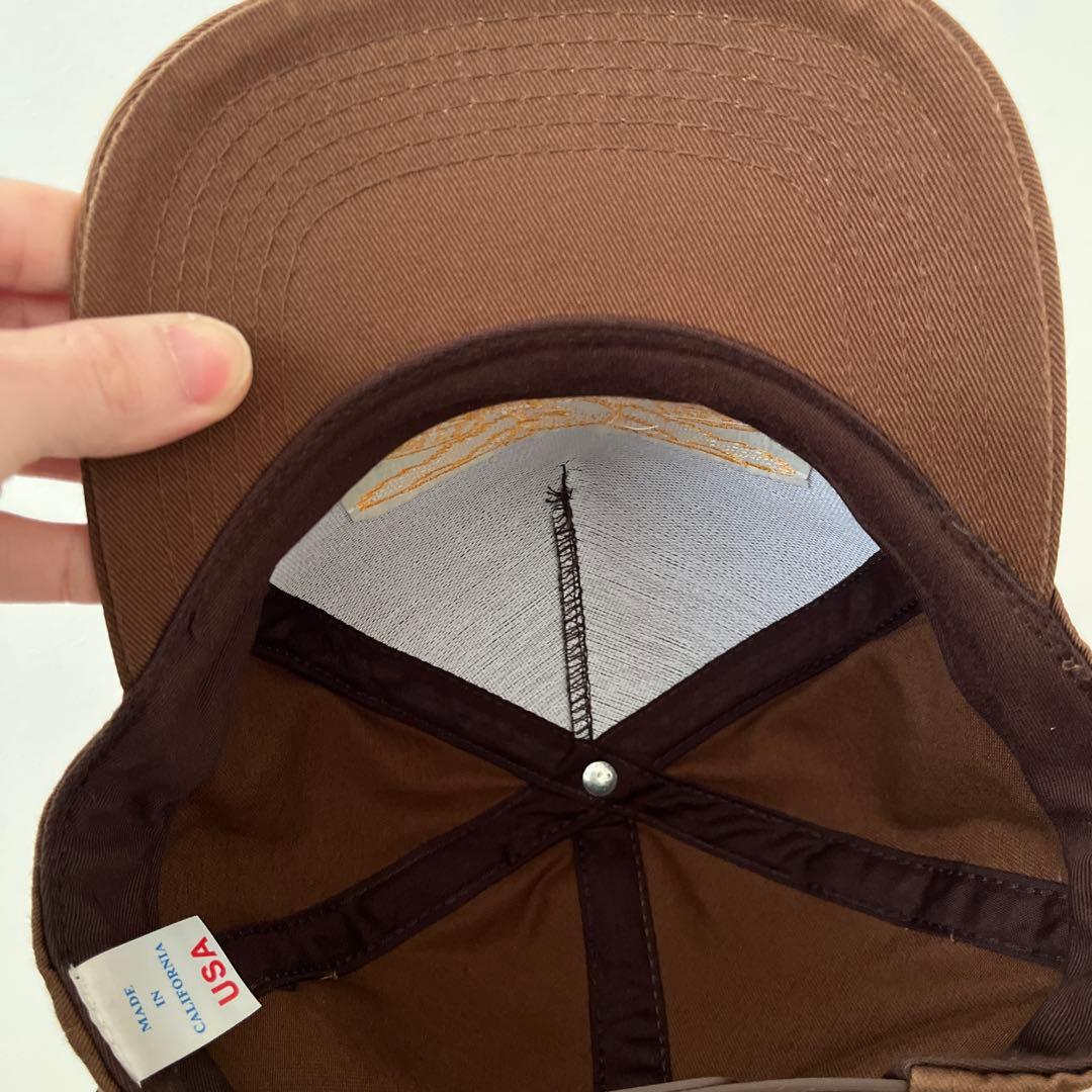 ANTIHERO アンタイヒーロー　アンチヒーロー キャップ　USA製　ブラウン