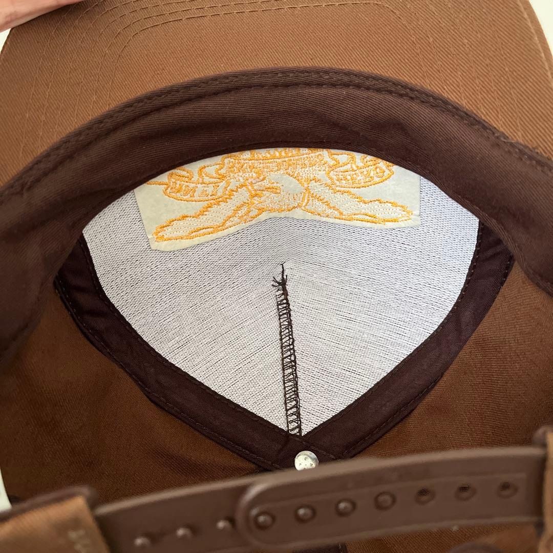 ANTIHERO アンタイヒーロー　アンチヒーロー キャップ　USA製　ブラウン