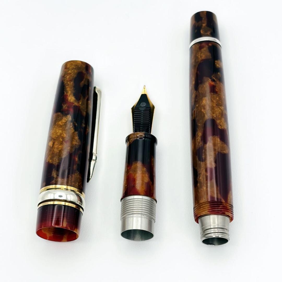 希少 スティピュラ NOVECENTO REX 限定 18K Fニブ 万年筆