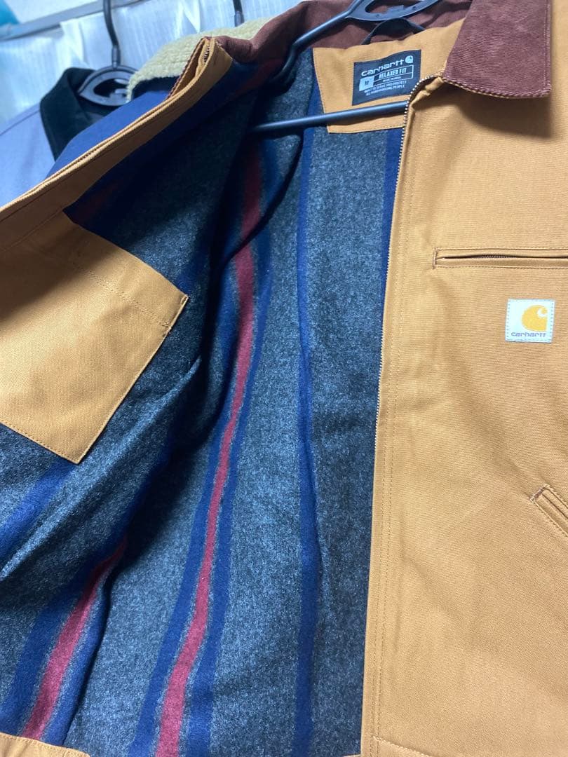 カーハート　デトロイトジャケット　カーハートブラウン　Sサイズ