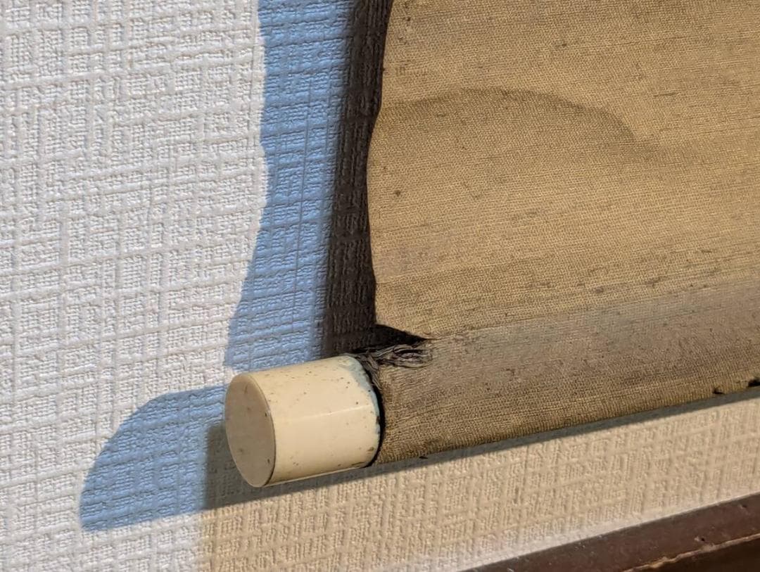 【真作】掛軸　戸室臨泉　山居幽趣図　幽玄なる岩陰の風景美　渋墨濃淡　T161