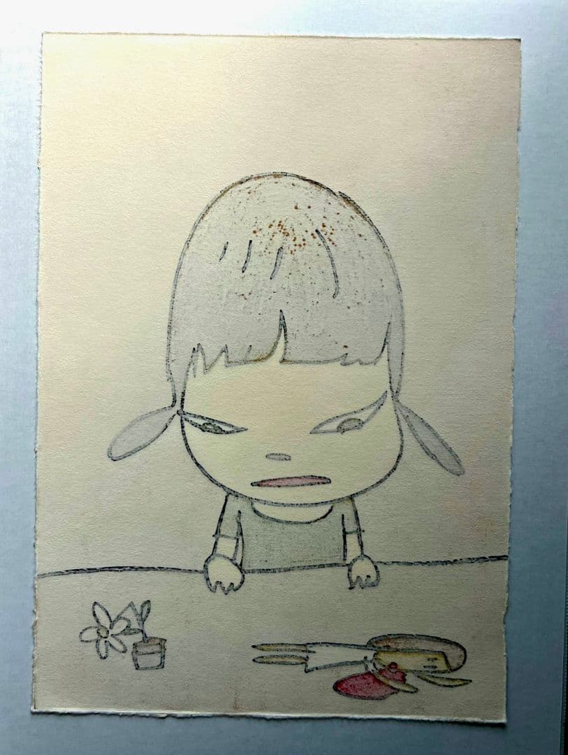 「Broken Treasures」奈良美智　木版画作品　 村上隆　草間彌生