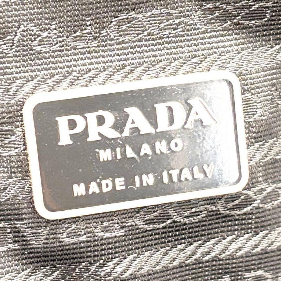 【美品】プラダ キャリーケース スーツケース ナイロン レザー 三角ロゴ 黒