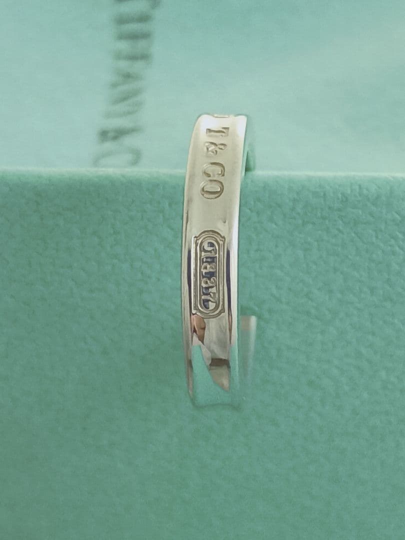 現行品 磨き済 ティファニー 1837 フープ ピアス スモール シルバー