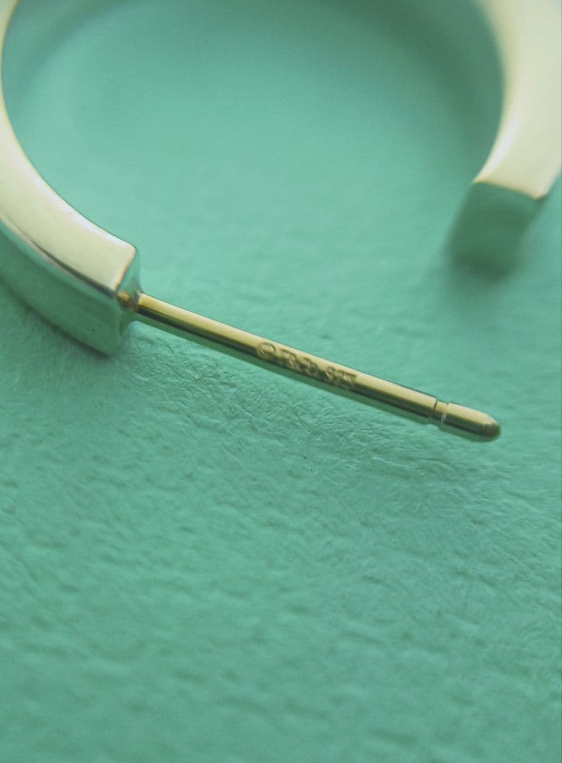 現行品 磨き済 ティファニー 1837 フープ ピアス スモール シルバー