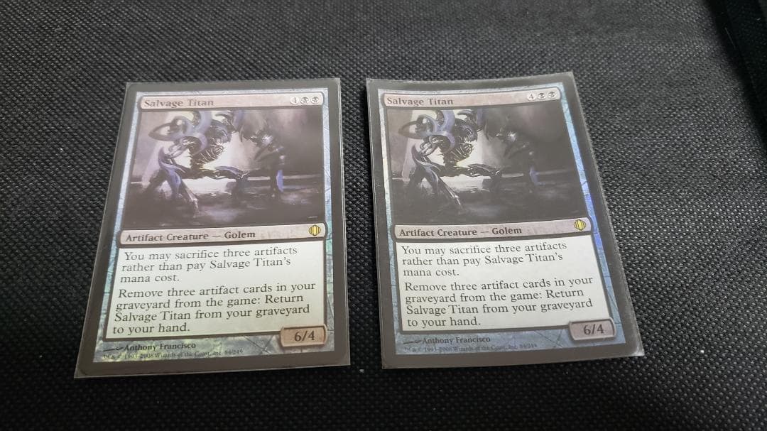 MTG 回収するタイタン 英語 foil 2枚セット 初版