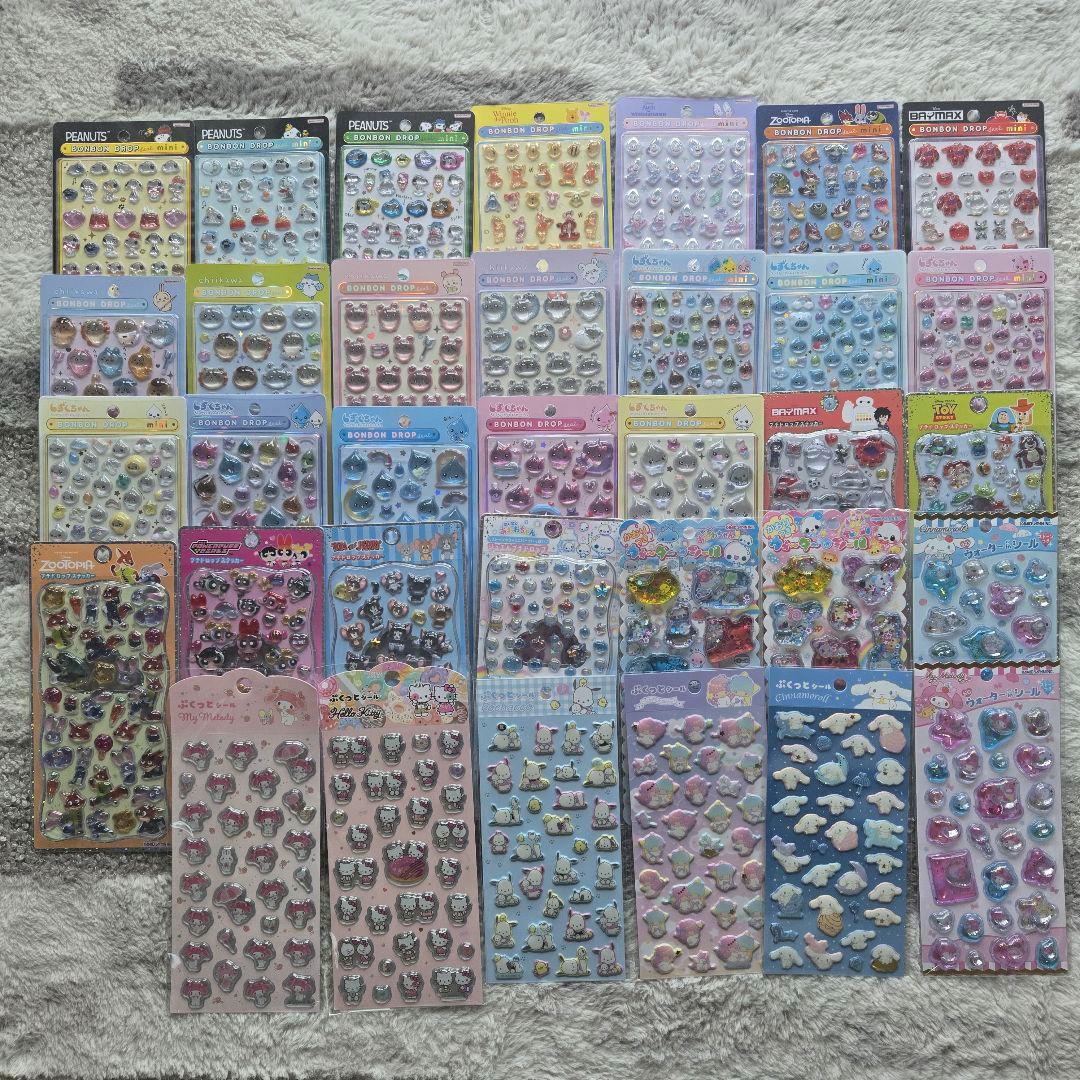 ボンボンドロップシール等【34点】まとめ売り