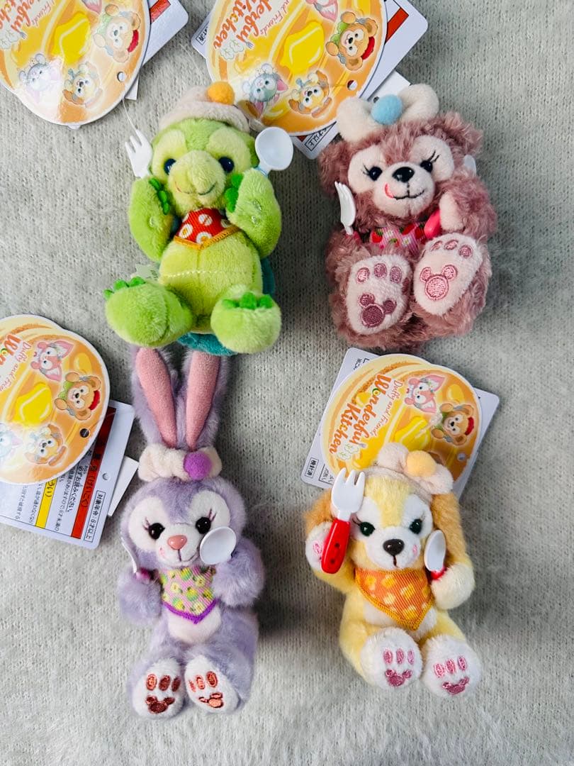 ☆SALE☆新品 ワンダフルキッチングッズ ぬいぐるみチャーム 4点セット