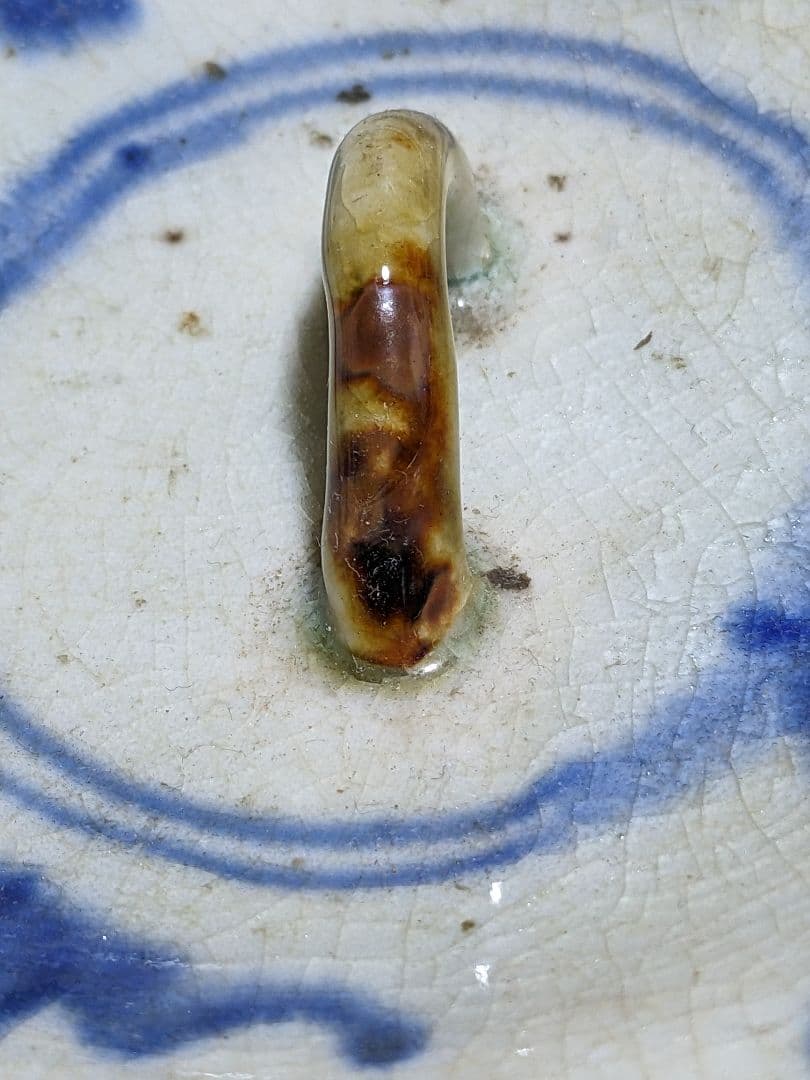 ♦ 安南染付 古渡り 蜻蛉紋 水指 茶道具 古玩 コレクション骨董品アンティーク