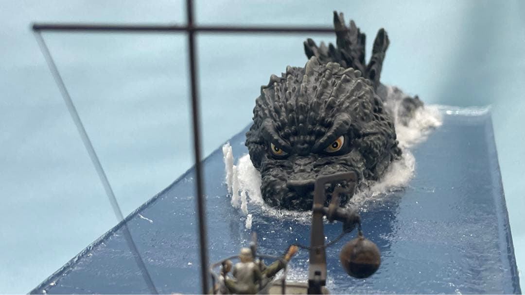 ゴジラー1.0 マイナスワン　ジオラマ　がんばれ新生丸