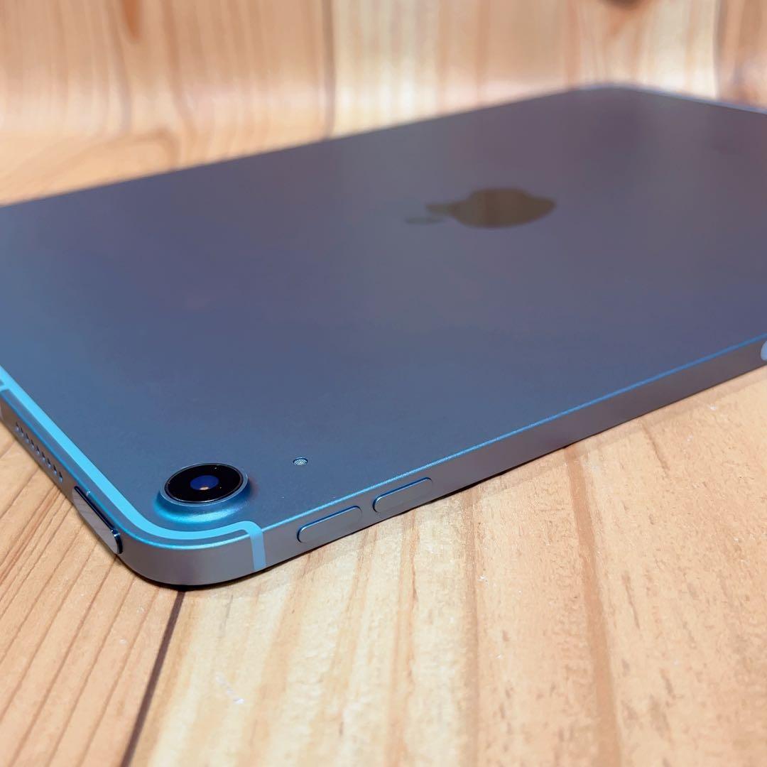 SIMフリー 本体 iPad Air 4 64 GB 044 ブルー 電池良好