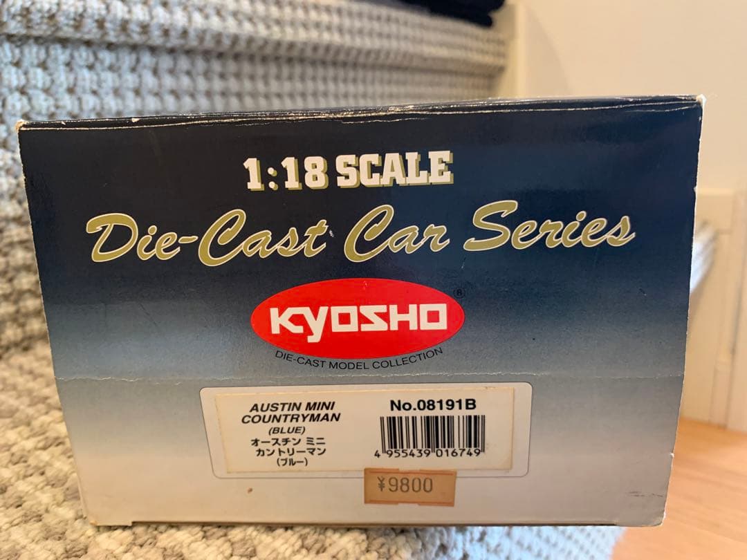 極レア　状態良し　京商　オースチン　ミニ　カントリーマン　ブルー　1/18