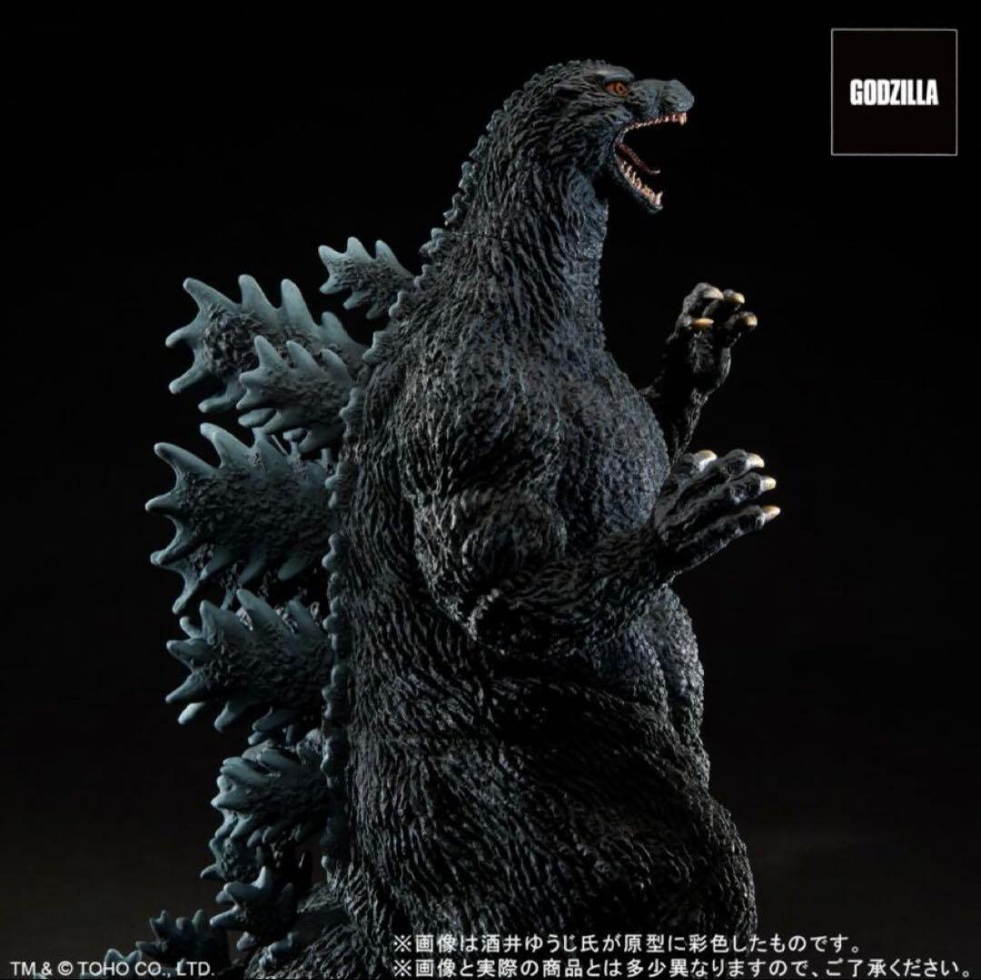 ★超美品★東宝30cmシリーズ 酒井ゆうじ造形 ゴジラ(1995) ラストシーン