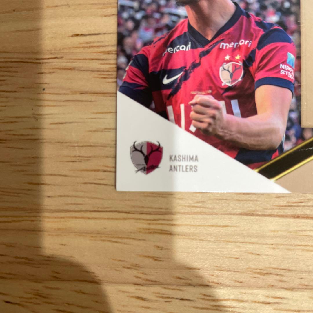 Jリーグカード2025 鹿島アントラーズ 鈴木優磨 直筆サインカード
