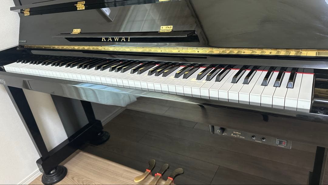 アップライトピアノ消音機能付き(カワイ Ku-10AT)