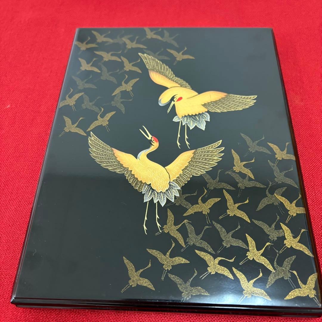 藤子不二雄A先生 サイン入り 電報 漆 蒔絵 小箱