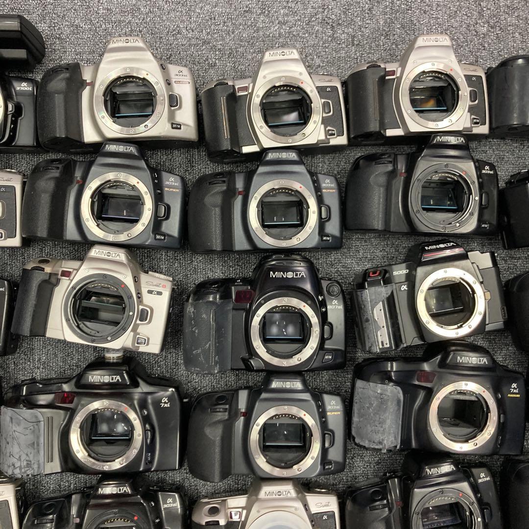 【メ3】計40個 MINOLTA 一眼レフ フィルムカメラ まとめ売り ジャンク