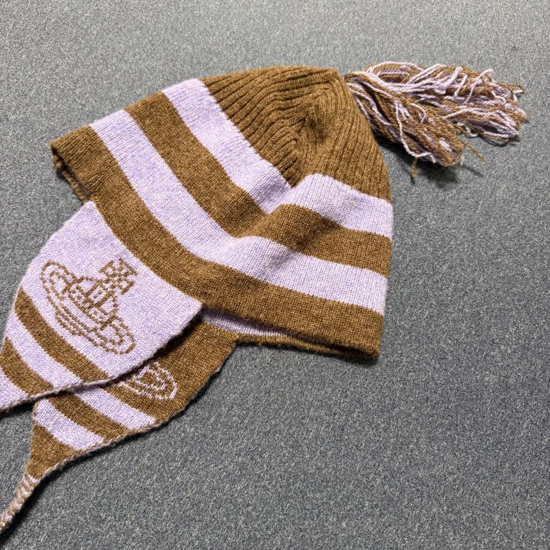 希少 レアカラー Vivienne Westwood ニット帽 オーブ