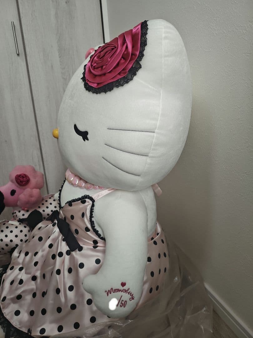 激レア momoberry ハローキティ プードル　巨大ぬいぐるみ 2005年