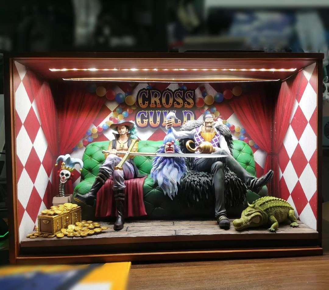 ワンピース クロスギルド ミホーク クロコダイル フィギュア ガレージキット