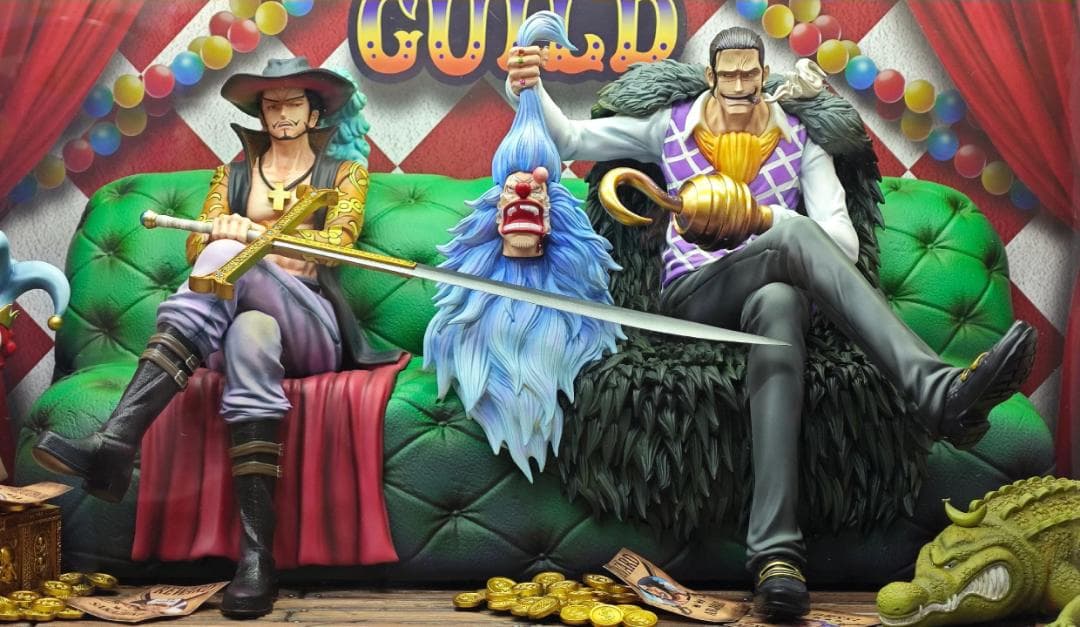 ワンピース クロスギルド ミホーク クロコダイル フィギュア ガレージキット