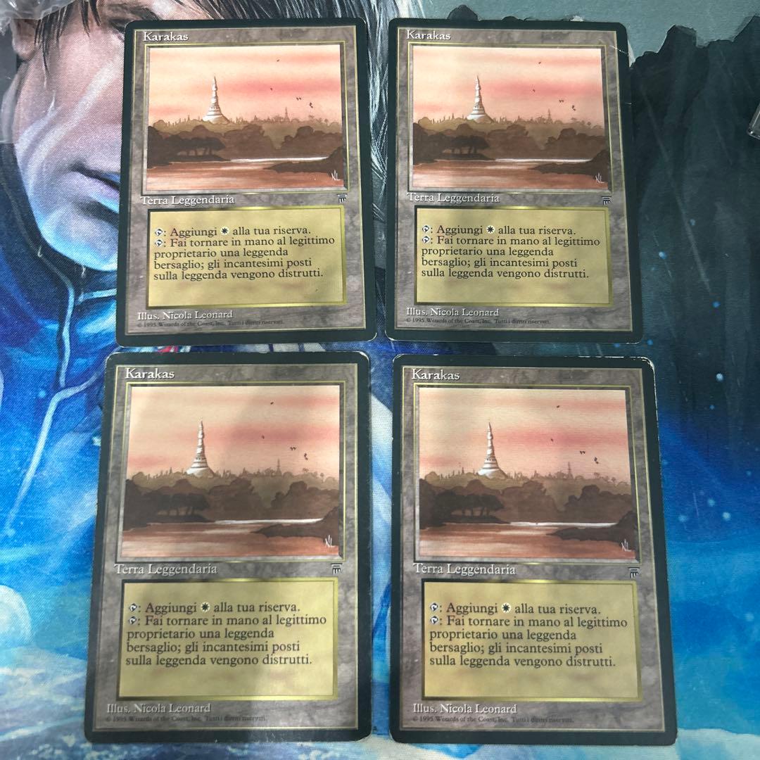 mtg 初版 カラカス/Karakas》[LEG] 土地 4枚セット
