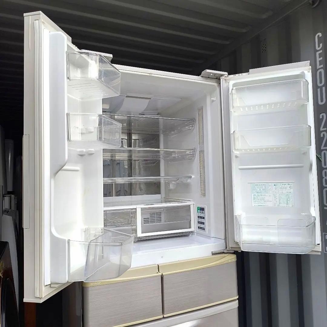 運搬取付無料！ジュエルシルバー・SHARP純正冷蔵庫！　完動品＆美品！