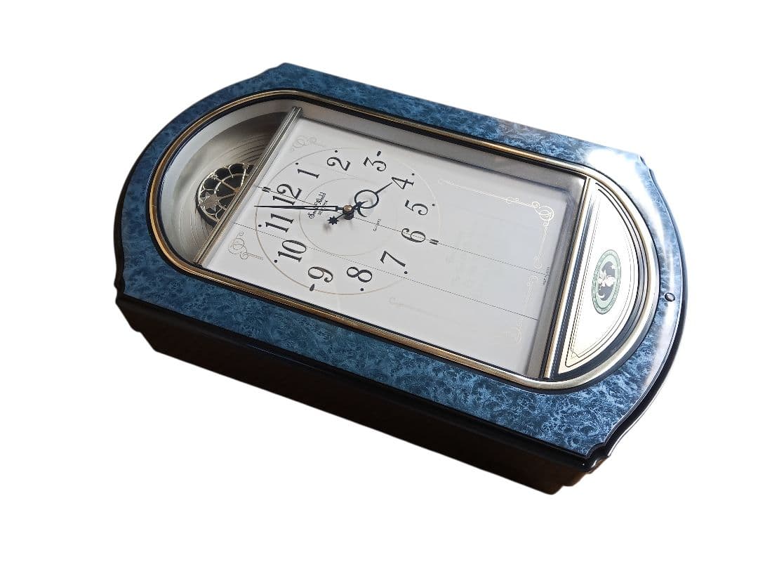 【美品】リズム時計工業 からくり時計 4MH744CZ