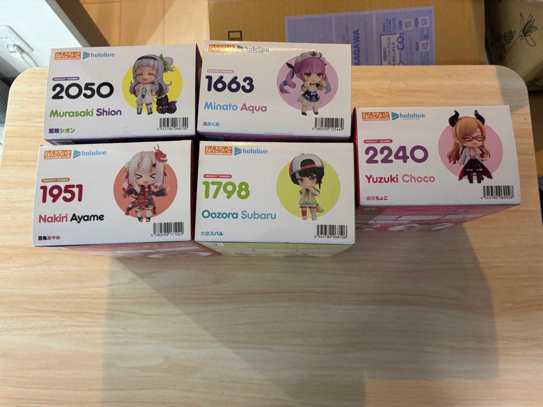 ホロライブ　ねんどろいど　2期生　5個セット