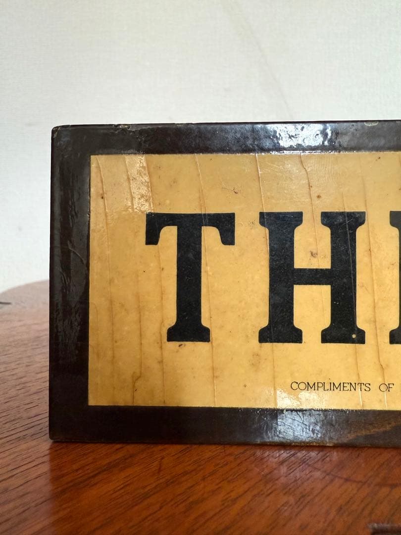 IBM 「THINK」壁掛け 60年代 / ビンテージ / 当時物 / 非売品