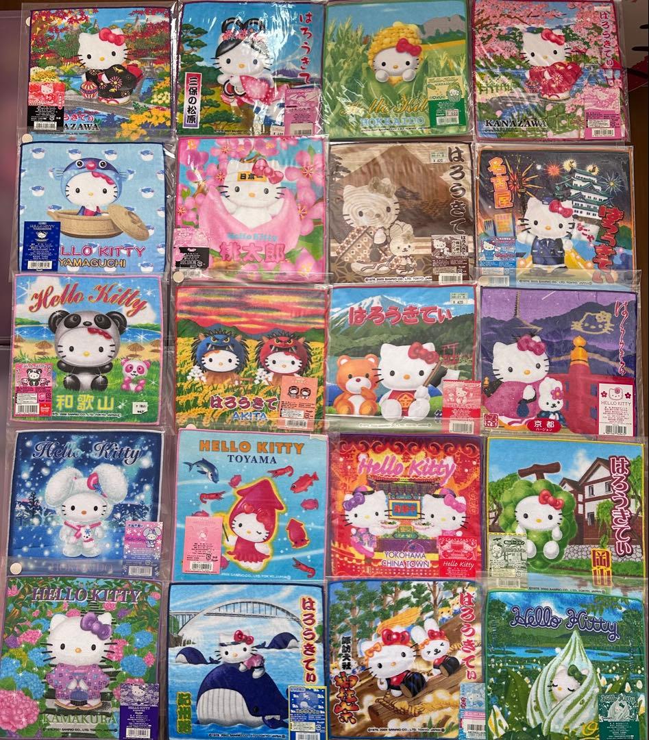 ハローキティご当地プチタオル 140枚 まとめ売り