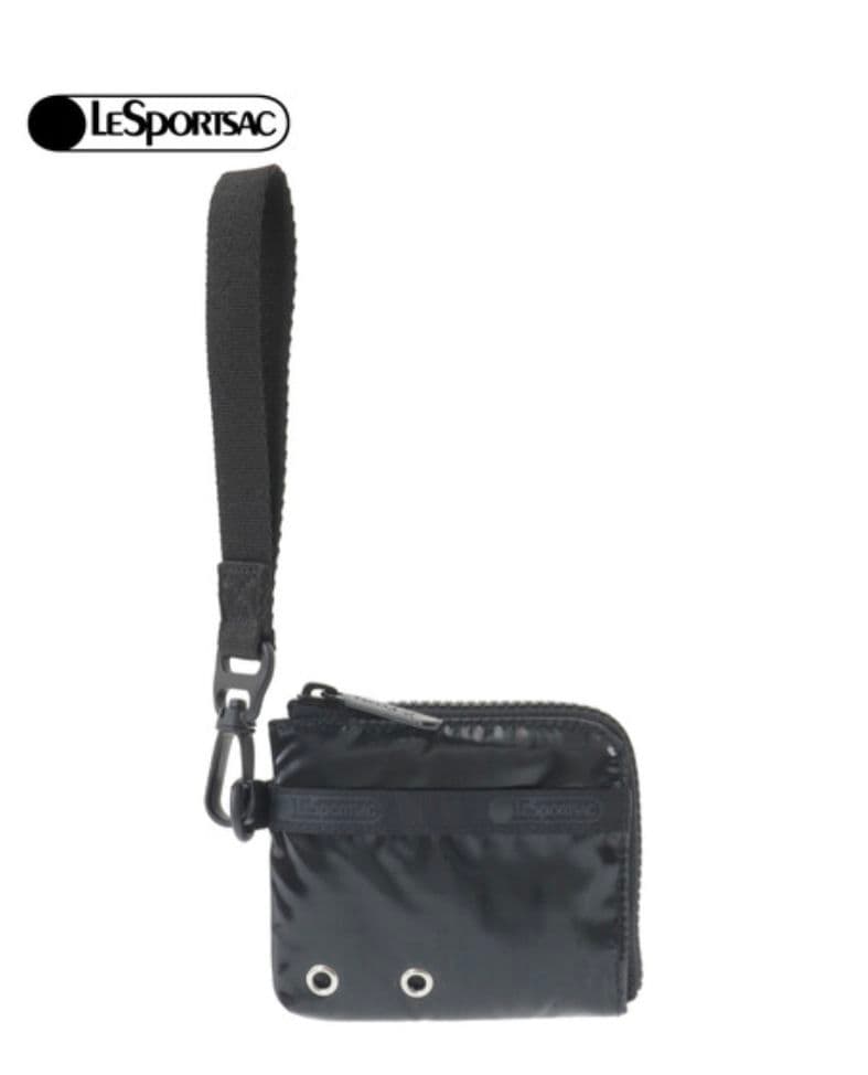 新品 レスポートサック SLIM WALLET STRAP ブラック