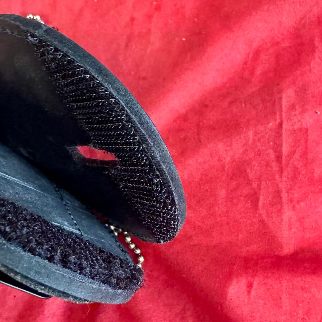 ボストンレザー 丸型 ポリスバッジベース 5889CH-1