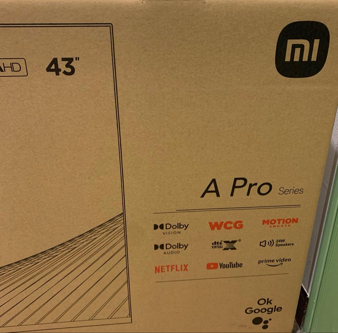 Xiaomi 43インチ 4Kテレビ A Pro Series