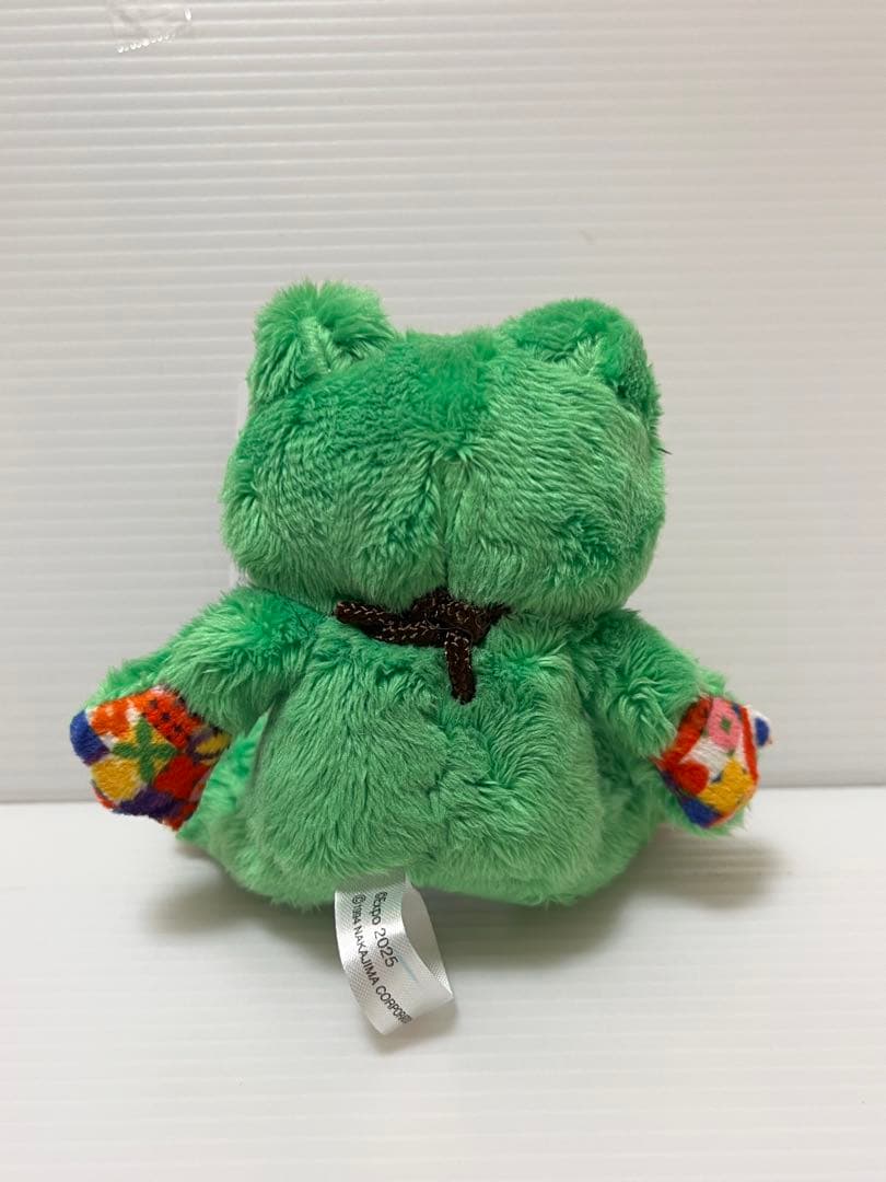 かえるのピクルス★赤・緑・青・アイボリー★マスコットとキーリング4匹セット